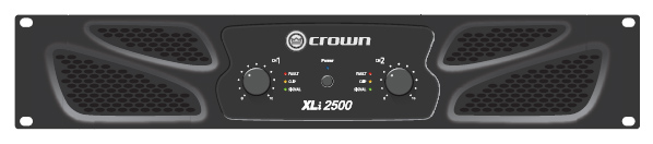 Stereo Power Amplifier, 750W Per Channel @ 4 Ohms