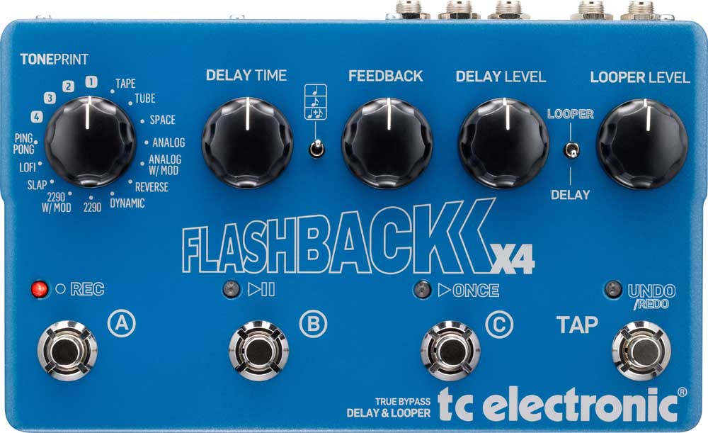 Delay Guitar Pedal with Looper
