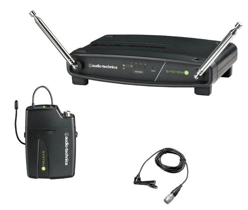 VHF Wireless Omnidirectional Lavalier Microphone System
