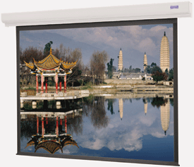 52" x 92" Designer Contour® Electrol® Electric Projection Screen, Video Spectra 1.5
