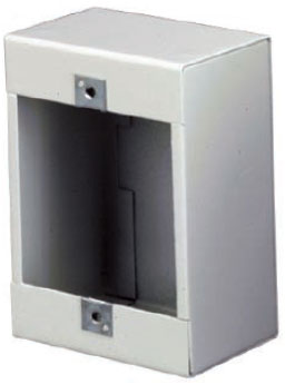 Backbox Steel 1G 2.5" White