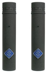 Mini Digital Microphone System: 2 KK 184 Cardioid Capsules and 2 KM D Output Stages in Nextel Black with Accessories