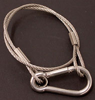 24", 60 lbs-Rated Safety Cable