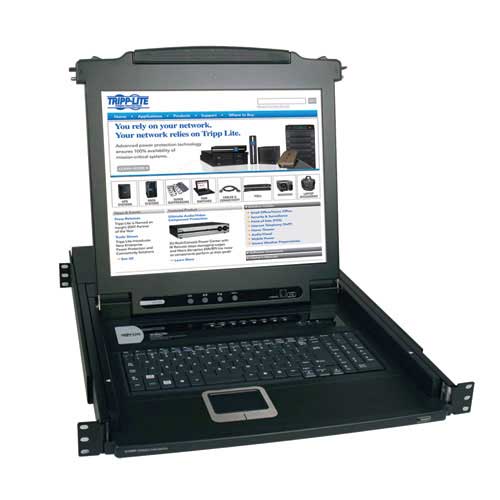 Console KVM Switch - 8-Port NetDirector 1U Rackmount Console KVM Switch w/17" LCD