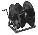 Cable Reel, Large Capacity, Split-Reel Design with Removable Crank