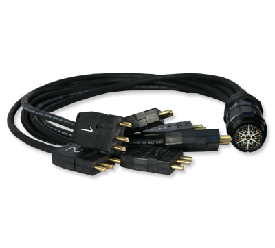 6' White 6-Circuit Break-In Stage Pin