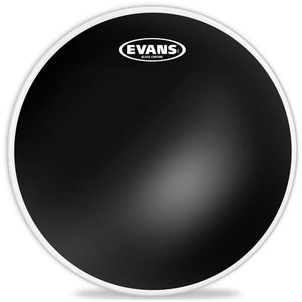 12" Black Chrome Batter Drum Head