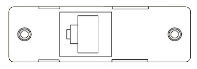RJ45 Bulkhead Insert, Black