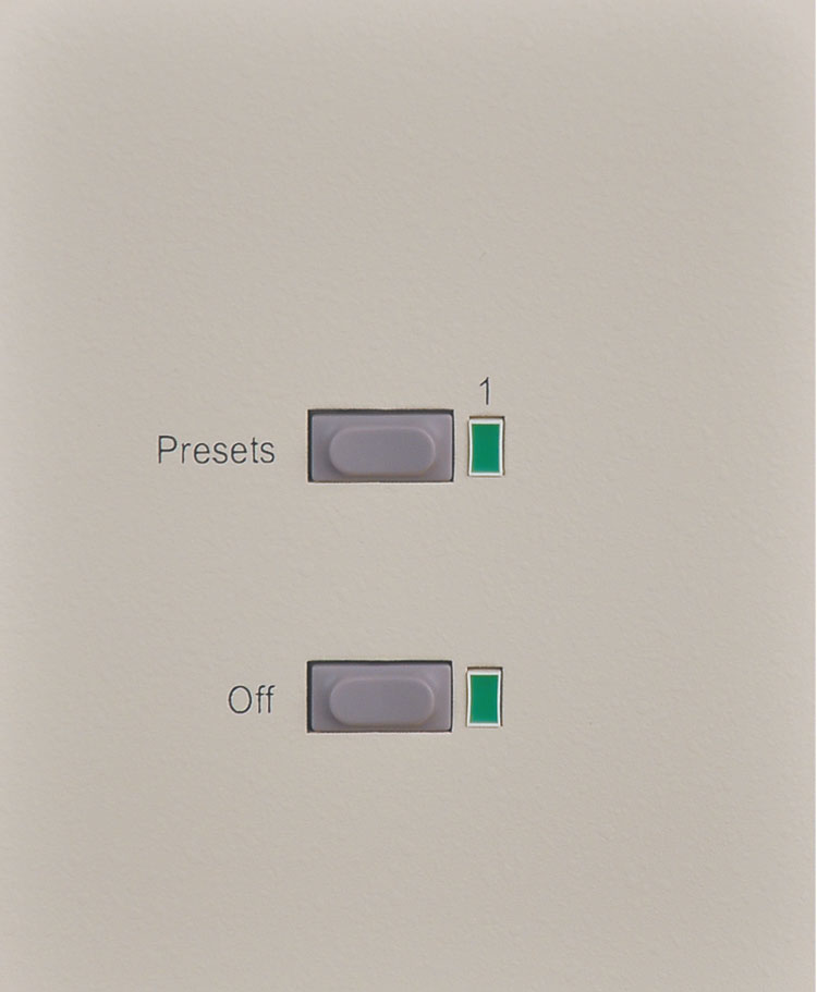 1-Button Wall Panel with Off Button