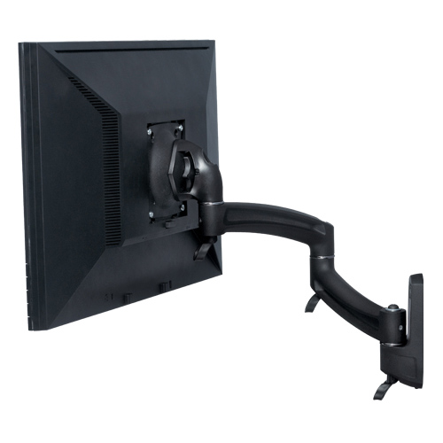 Kontour™ Dual Arm Wall Mount, Single Monitor, Black