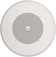 8" Ceiling Speaker, with Grille, White