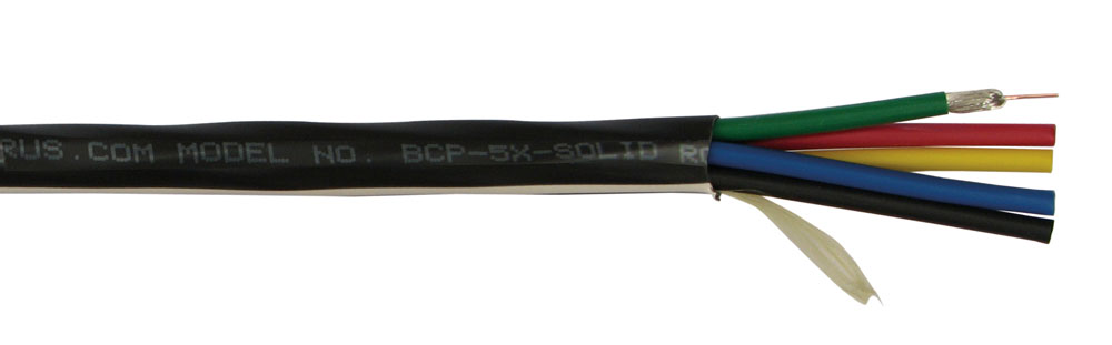 500' 5 Mini Coax High-Resolution Solid Core Bulk Plenum Cable
