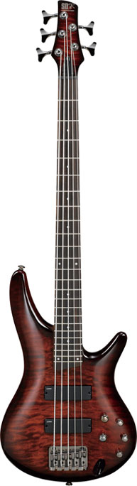 Charcoal Brown Burst SR Series 5-String Electric Bass