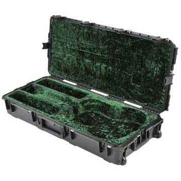 Hardshell Molded Dreadnought Acoustic Guitar Case with TSA Latches and Wheels