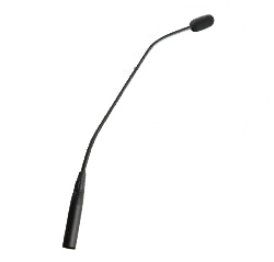 18" ISOMAX 4RF Gooseneck Podium Microphone, Black