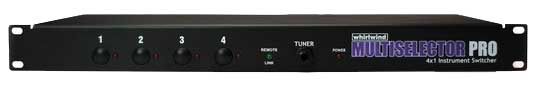4x1 Pro Instrument Switcher with Tuner Output