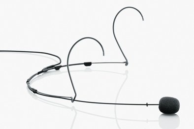 Miniature Cardioid Earworn Microphone in Beige with Lemo 3-Pin Connector