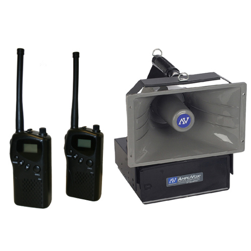 Radio Hailer Wireless PA Speaker with 2 MURS Radios