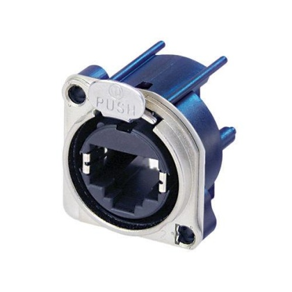 etherCON B-Series Horizontal PCB Mount RJ45 Female Receptacle
