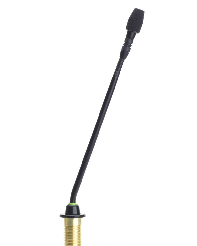10" Supercardioid Gooseneck Microphone with Bi-color Status Indicator & Surface Mount Preamp