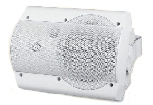 Low Voltage Amplified Surface-Mount Speaker Combo in White: 1x AMPLV602W, 1x P602W
