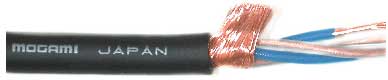 Raw Mic Cable, 4-Conductor, 24 AWG, 328 Ft, Purple (Black shown)