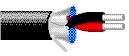 Raw Mic Cable, 2-Conductor, 22 AWG, 1,000 Ft