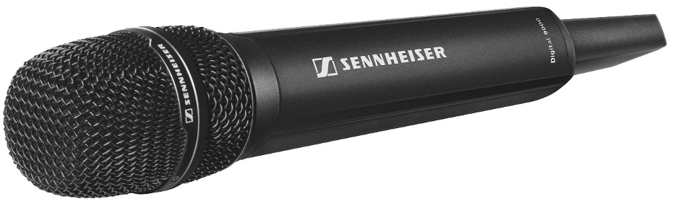 Handheld Transmitter, Black, No Mic Head