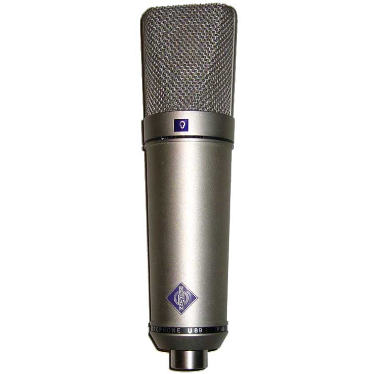 Mulitpattern Microphone in Satin Nickel Finish with K 89 Capsule and Wood Box