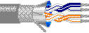 Paired, Low Capacitance Computer Cable for EIA RS-485 (1000 ft)