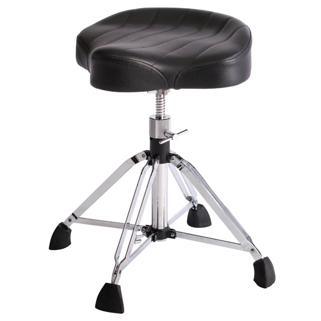 4 Post Oversized Motorcycle Style Contoured Seat Throne