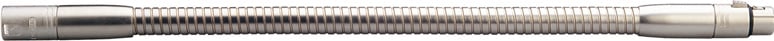 Nickel 15.75" Male to Female XLR Gooseneck