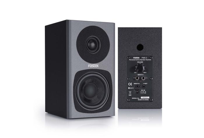 Pair of 3" Studio Monitors, Gray