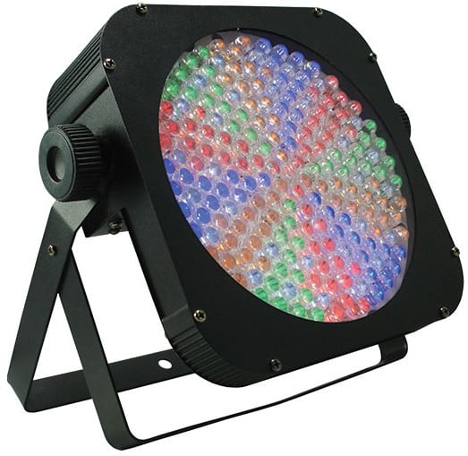 RGBAW LED Flat PAR Fixture with Remote Control