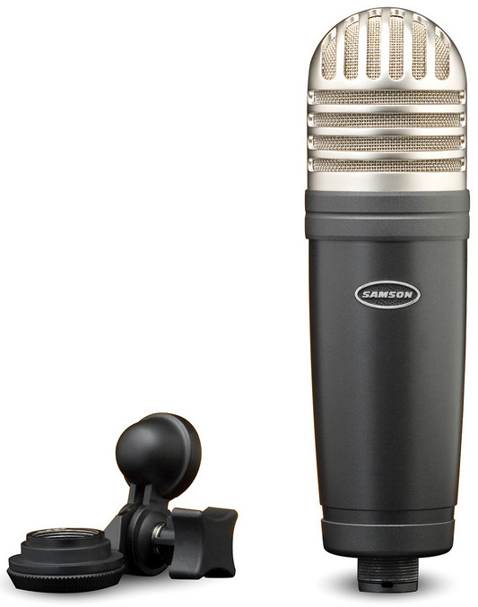 Large Diaphragm Studio Cardioid Condenser Microphone with Mic Clip