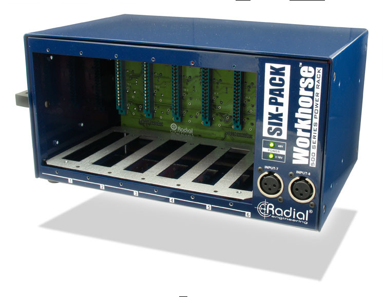 500 Series 6-Slot Desktop Power Rack
