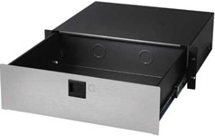 Sliding Rack Drawer, 2 RU (Black)