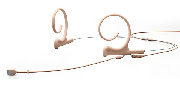 d:fine Dual Hook Cardioid Condenser Earworn Microphone in Beige
