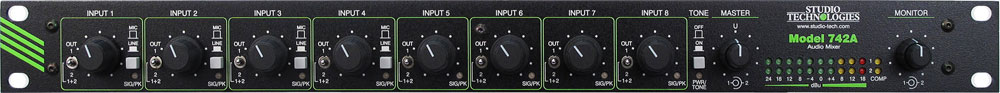 Rackmount Audio Mixer, 1RU