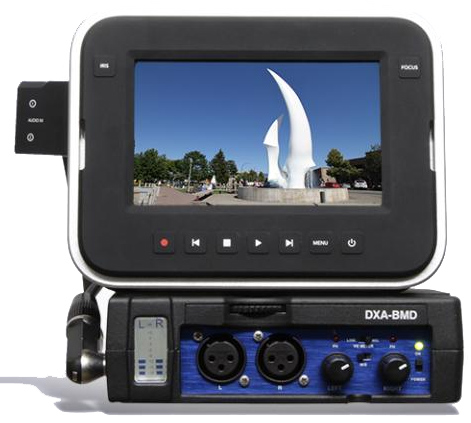 Passive 2-Channel Audio Adapter for Blackmagic Cinema Camera