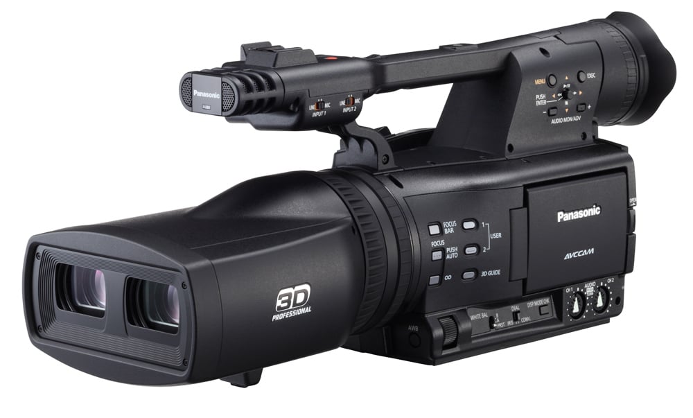Full HD 3D Solid-State AVCCAM Camcorder