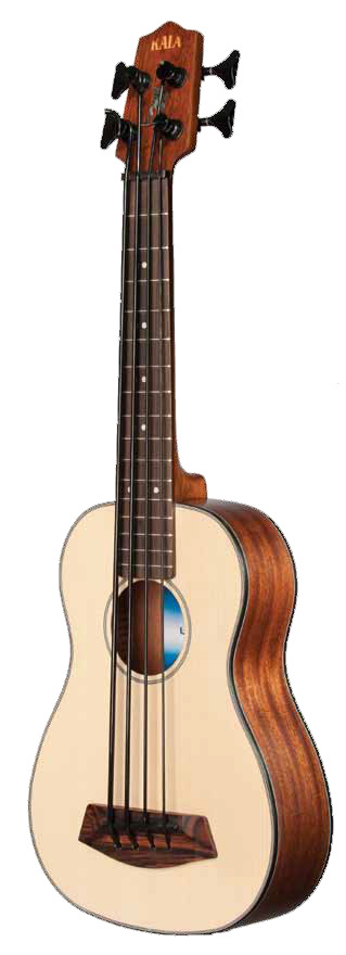 Solid Spruce Top U-BASS Fretted Bass Ukulele
