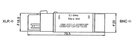 110-75-Ohm Digital Audio Impedance Transformer