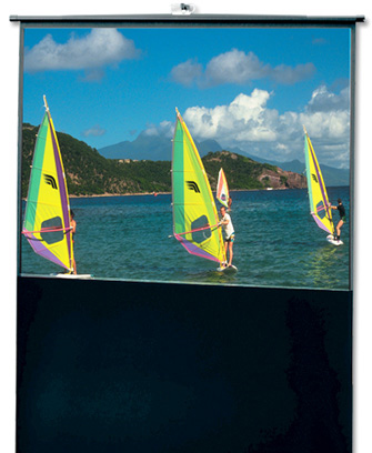 76" 16:10 Traveller Portable Projection Screen, Matte White