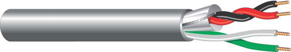 500 ft of 4-Conductor Wire - 2 Shielded , 2 Unshielded