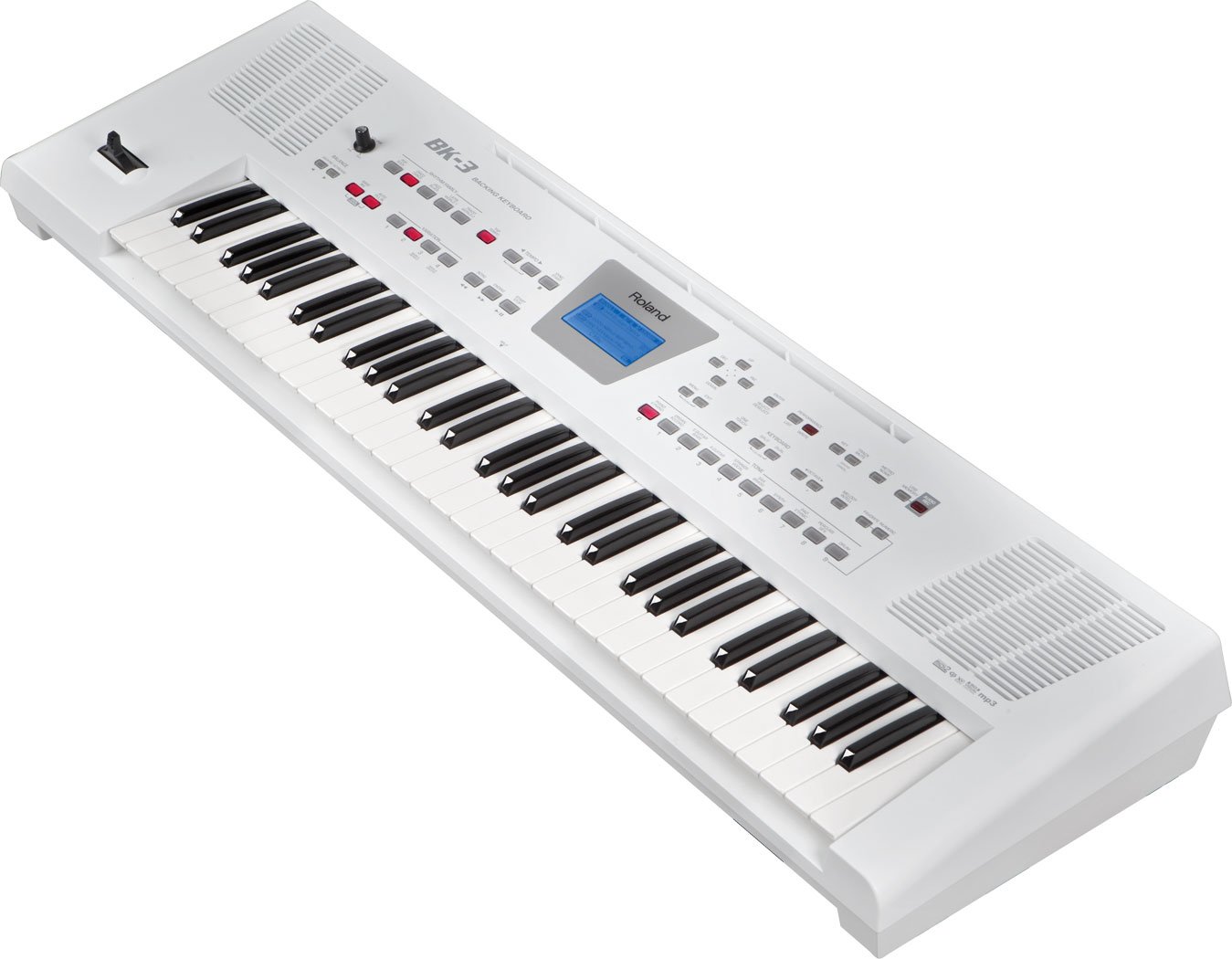 61-Key Backing Keyboard in White