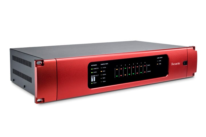 8-Channel AD/DA Remote Dante Interface for RedNet Network Audio System