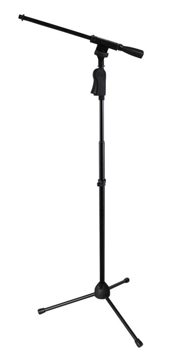 Frameworks Tripod Microphone Stand with Boom and One-Handed Clutch