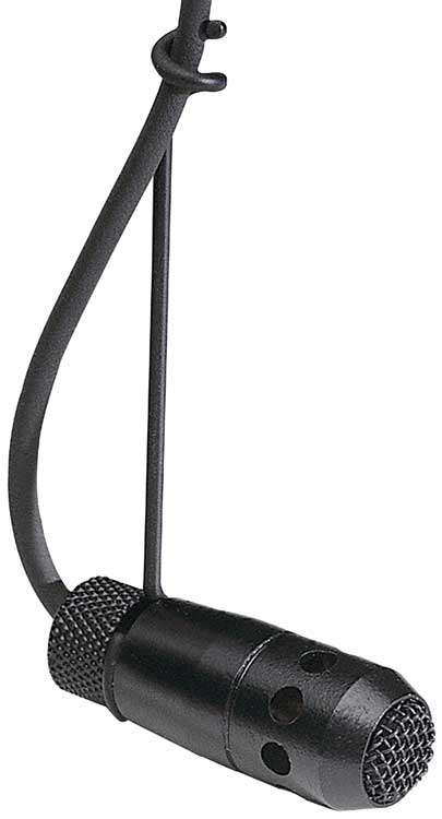Condenser Cardioid Hanging Microphone, Black.