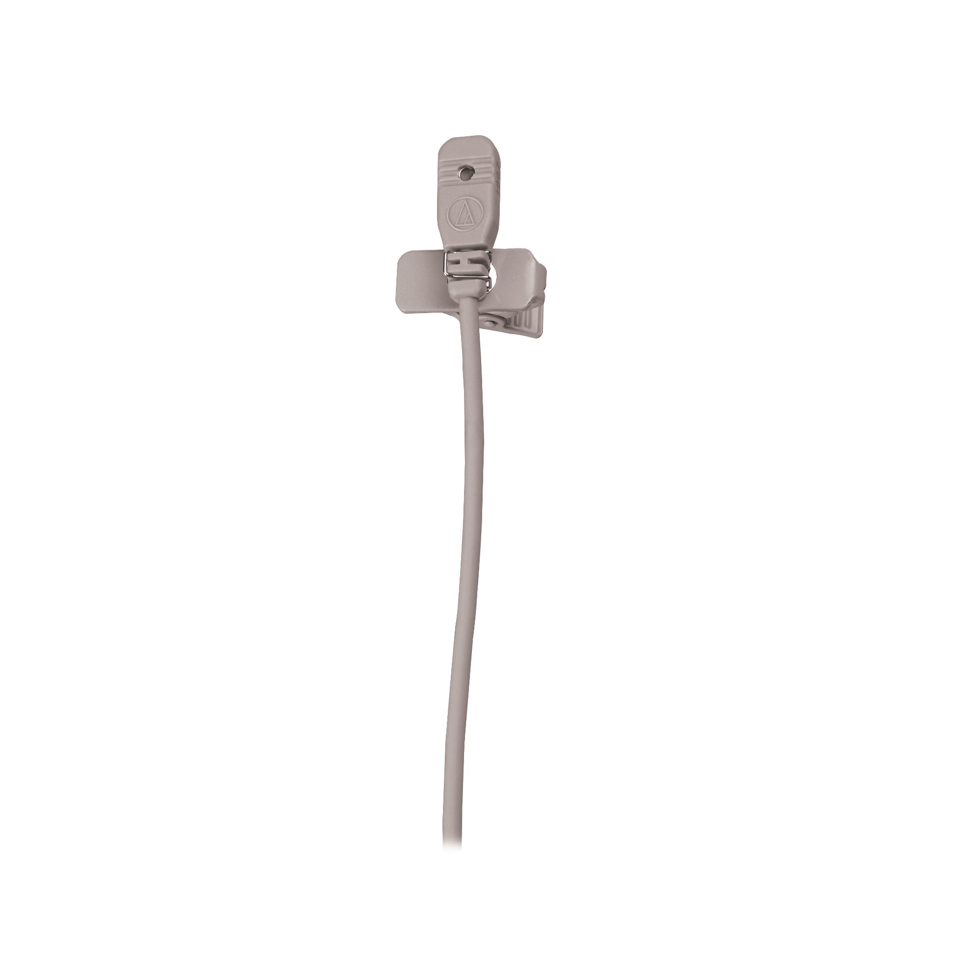 Lavalier Microphone, Omnidirectional, Condenser, 55" Cable, Terminated with 4-Pin Locking Connector for A-T UniPak Wireless Systems, Beige